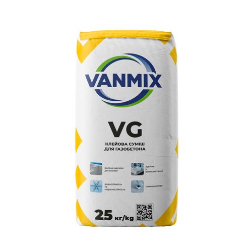 Клейова суміш для газобетона VANMIX
