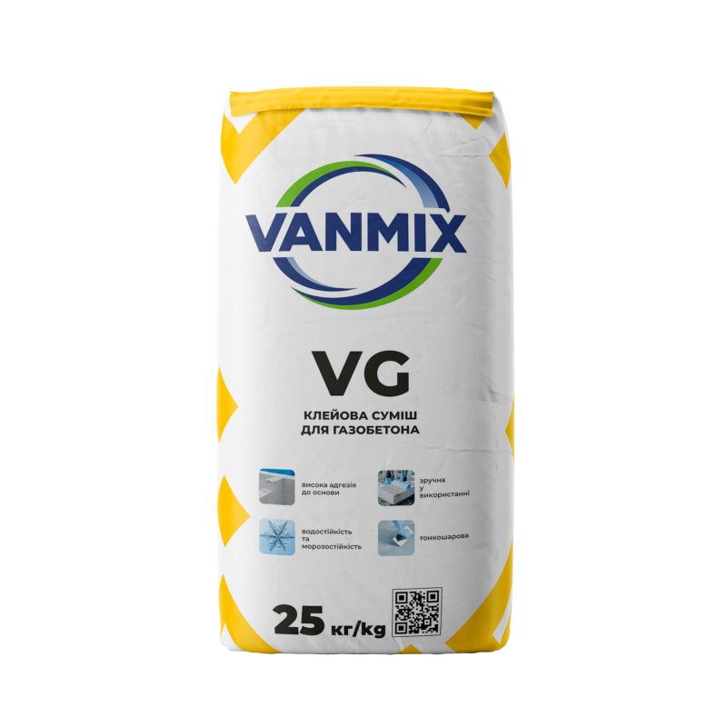 Клей для газобетона VANMIX
